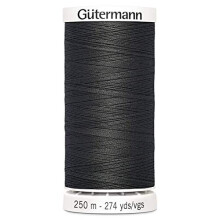 Gutermann Sew All Polyester Thread, 250Mtr, Dark Iron Grey (0036)