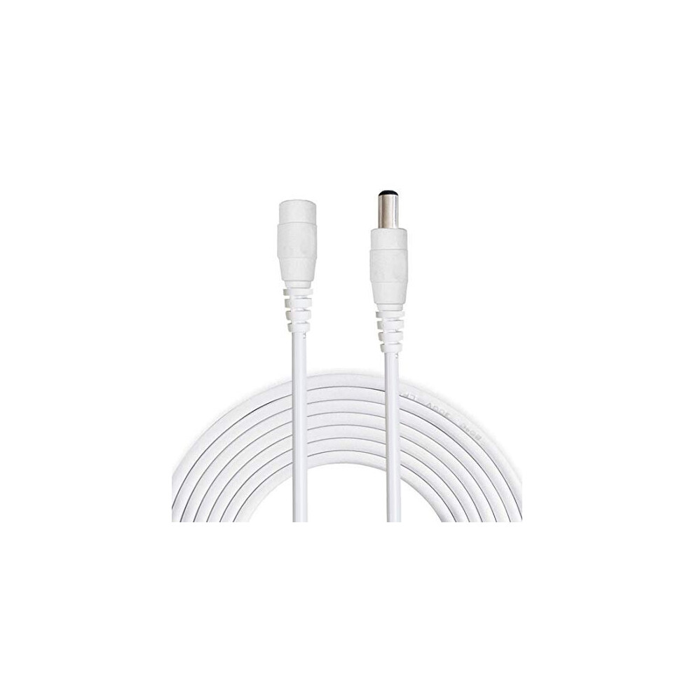 Liwinting 10M/32.8Ft Dc Extension Cable 2.1Mm / 5.5Mm Male To Female Connector, Dc Power Cord Extension Cable For Power Adapter, 12V Cctv Wireless Ip 614823343024