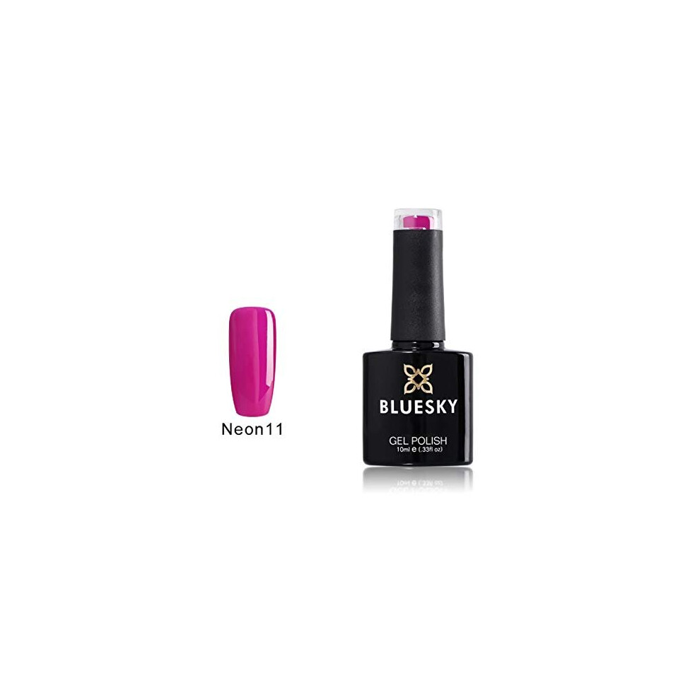 Bluesky Pink Neon 11 Uv/Gel Nail Polish, 10 Ml, Gothic Grape