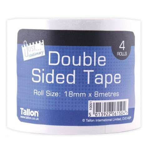 Just Stationery 18mm Double Sided Tape
