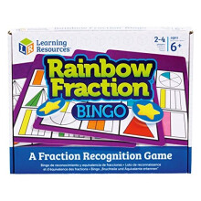 Learning Resources Rainbow Fraction Bingo