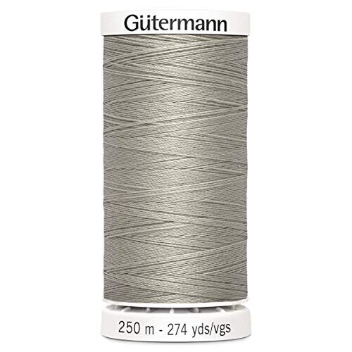 Gütermann Gutermann Sew All Polyester Thread, 250Mtr, Pastel Grey (0118)