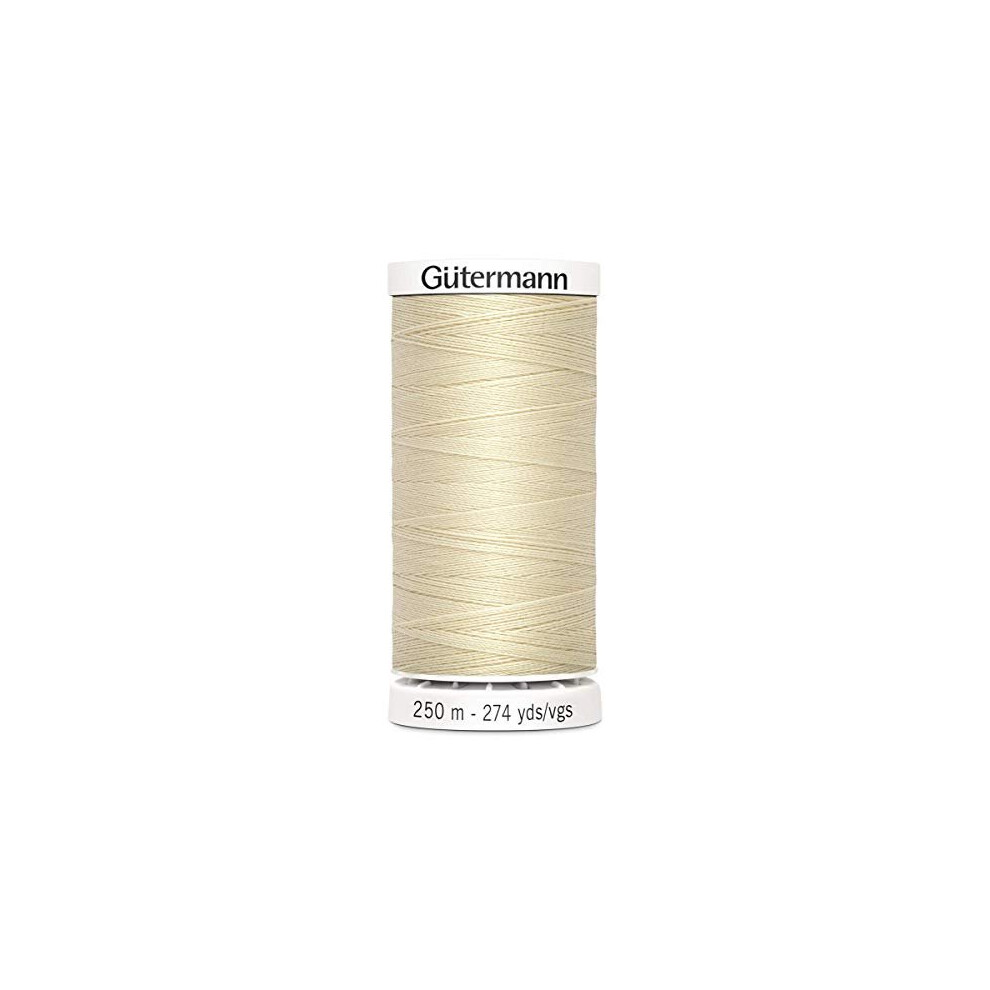 Gütermann Gutermann Sew All Polyester Thread, 250Mtr, Buttermilk (0005)