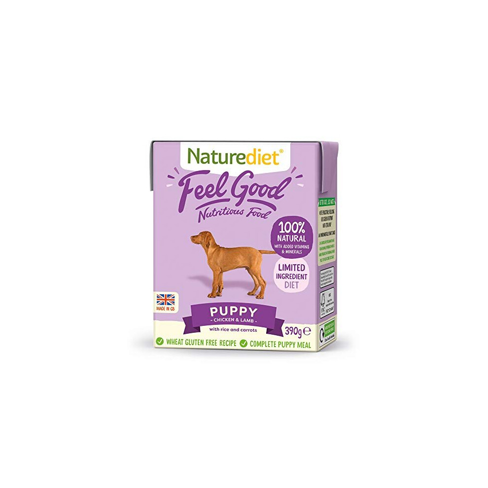 Naturediet Feel Good Puppy Complete Wet Food 390g x 18