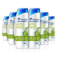 Head & Shoulders Apple Fresh Scented Dandruff Shampoo 250 ml, Pack of 6