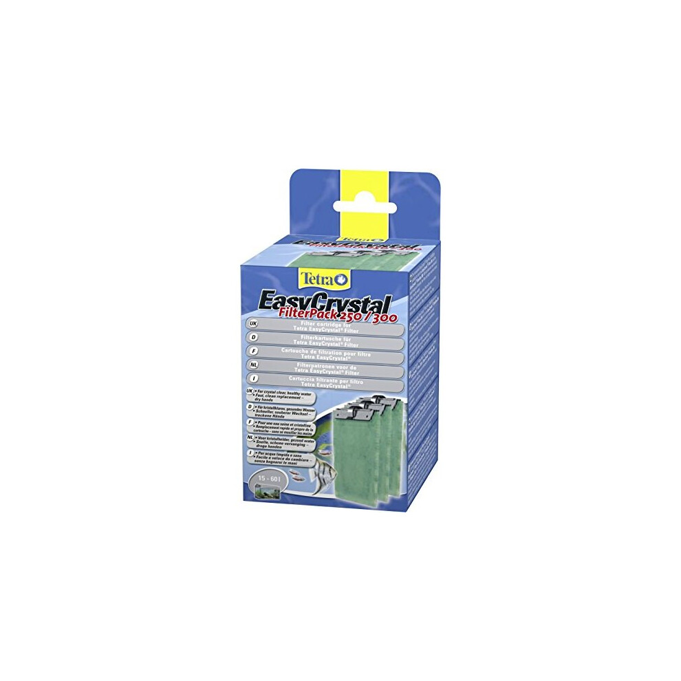 Tetra Easycrystal Cartridge For Easycrystal Filter 250/300, For Fast And Clean Filter Replacement