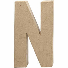Creativ 20.5 cm 1-Piece Papier Mache Letter N