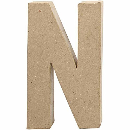 Lettre faite main en papier mâché. réf 26613