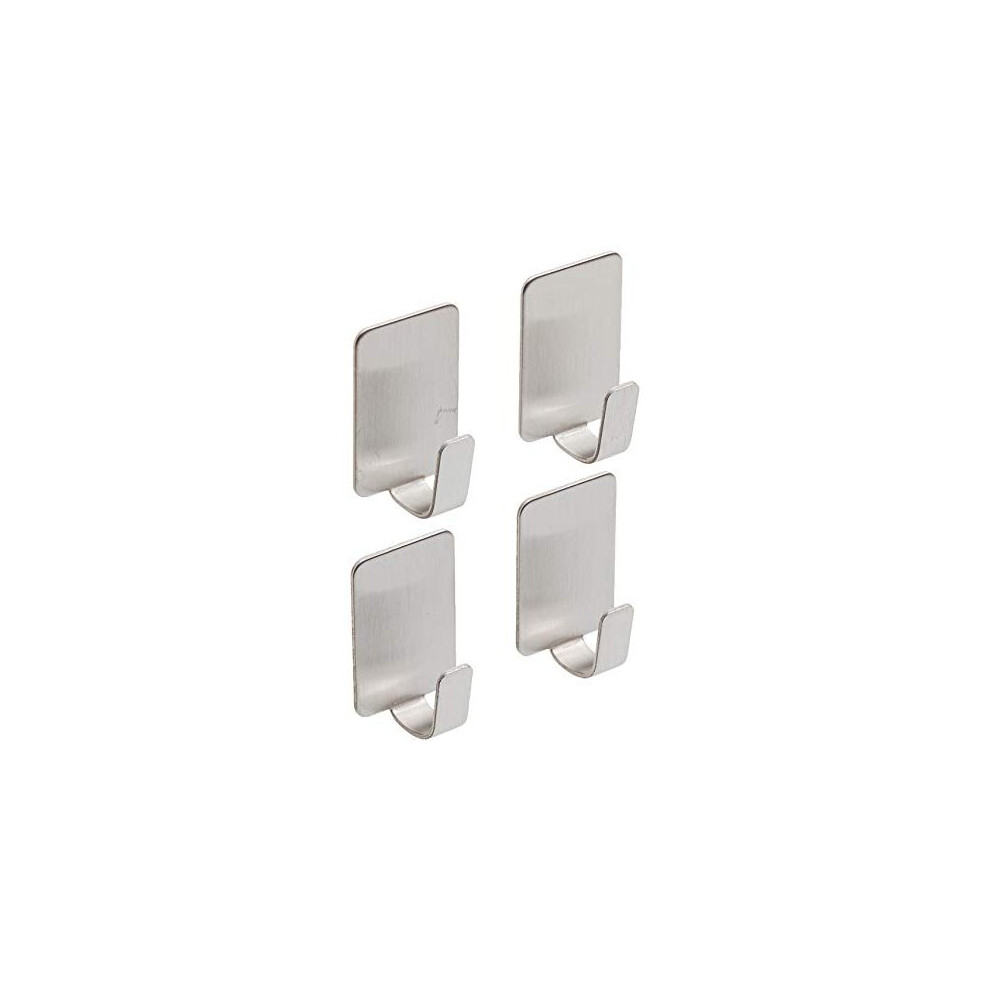 Command Small Stainless Steel Metal Hooks, One Size