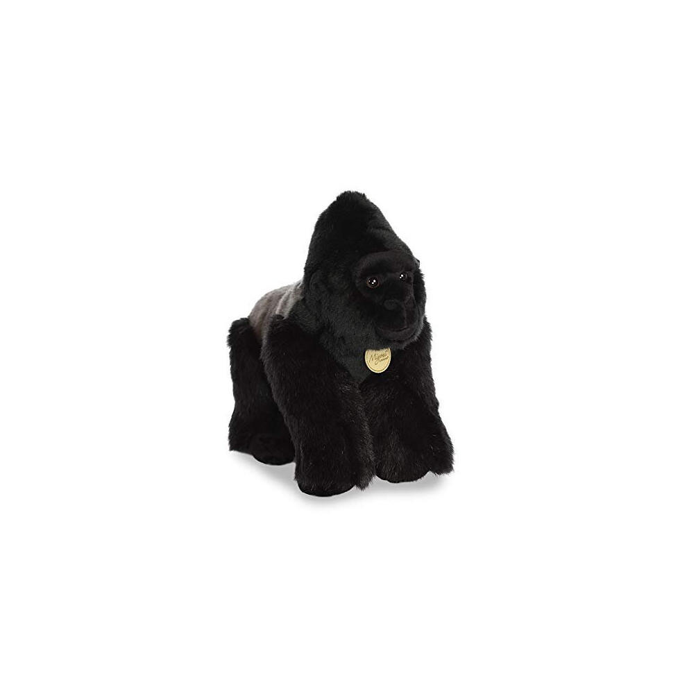 AURORA, 80431, MiYoni Silverback Gorilla, 13In, Soft Toy, Black