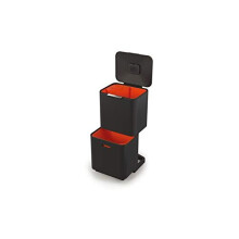 Joseph Joseph separatore di rifiuti Totem2 x 30 litri alluminio nero