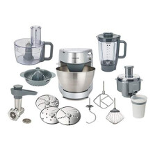 Kenwood Prospero KHC29.N0SI Batedeira compacta 6 em 1 Máquina de cozinha, liquidificadora, processador de alimentos, taça de 4,3 L, 1000 W, prateada