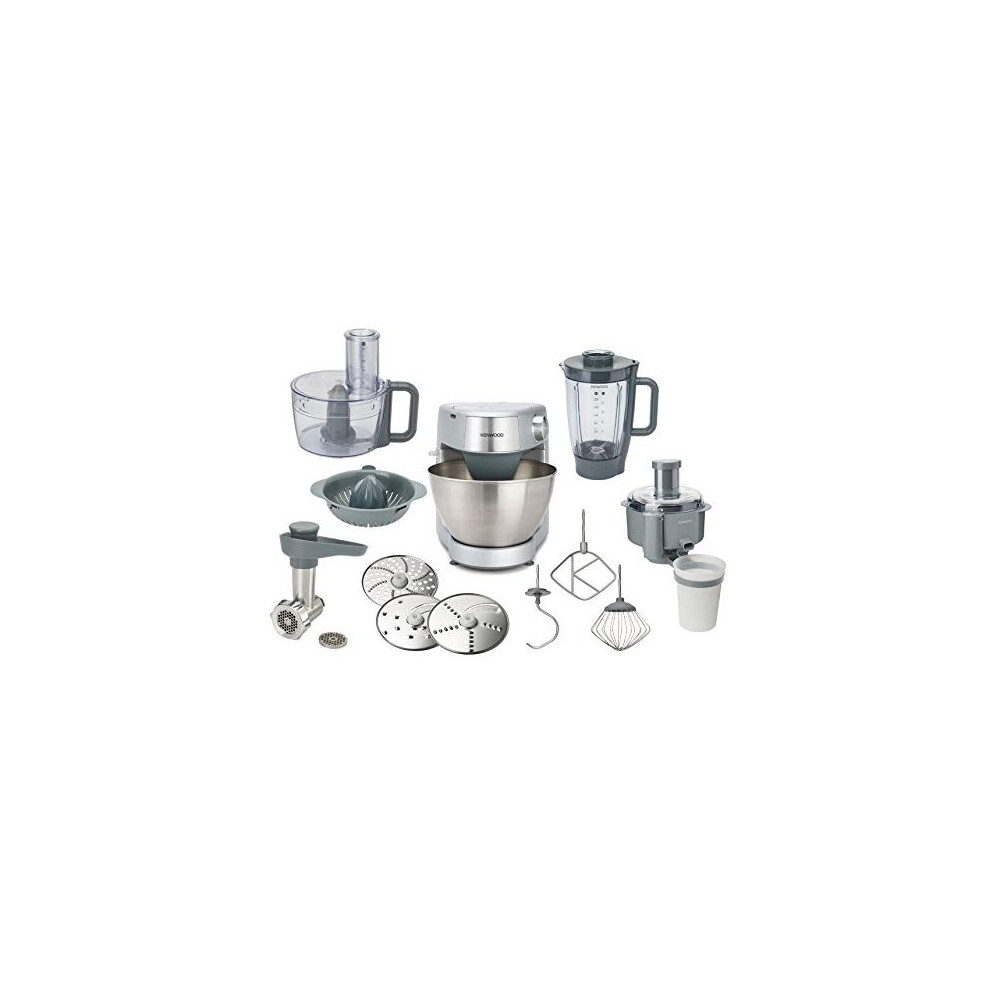 Kenwood Prospero KHC29.N0SI 6-in1 compact Stand Mixer Kitchen machine, blender, Food Processor, 4,3L bowl, 1000W, Silver