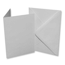 Craft UK 297 C5 Card and Envelope pack of 25 - white
