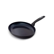 GreenPan Fishpan, Non Stick Toxin Free Ceramic Fish Pan - Induction, Oven & Dishwasher Safe Cookware - 32 cm, Black
