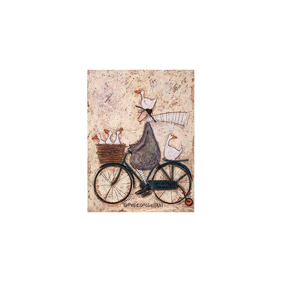 The Sam Toft (Goosiegoosie Taxi) 30 x 40 x 4cm Canvas Print