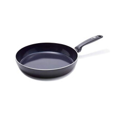 GreenPan Frying Pan, Non Stick, Toxin Free Ceramic Pan - Induction, Oven & Dishwasher Safe Cookware - 30 cm, Black