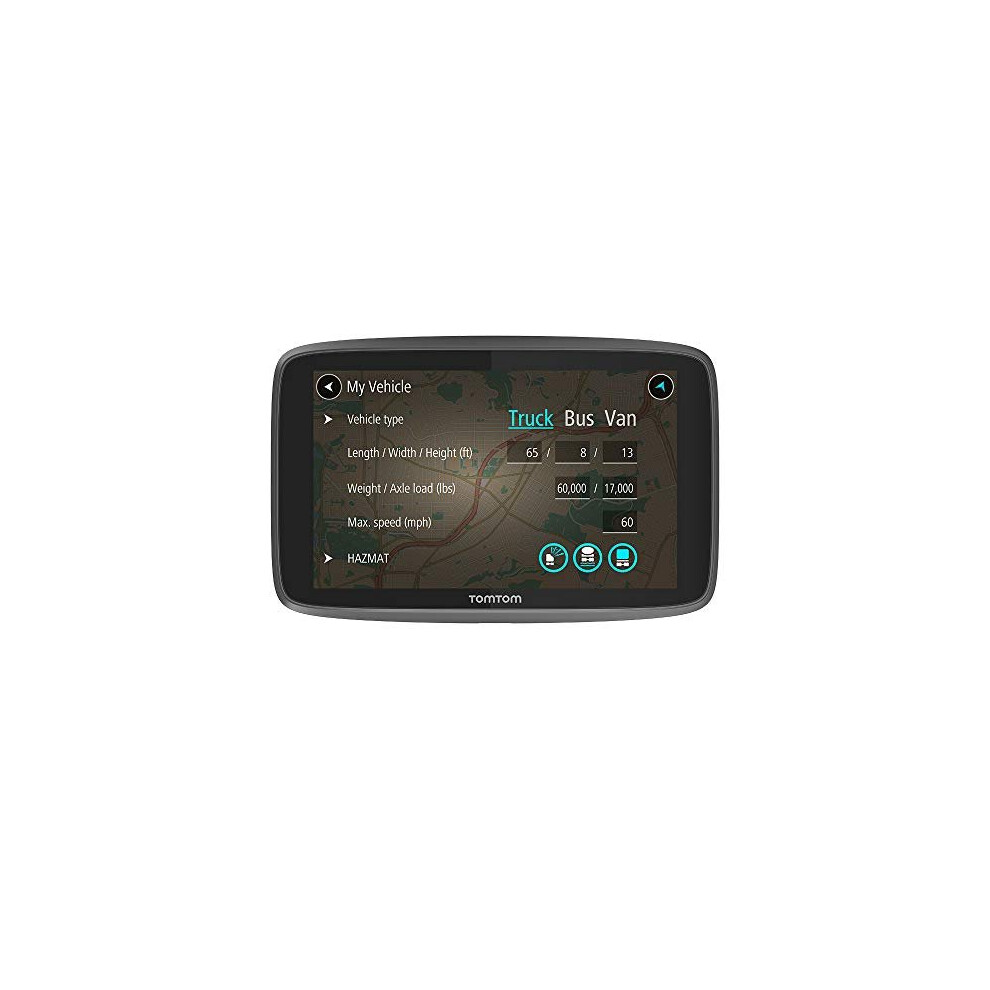 TomTom Truck Sat Nav GO Professional 520 with European Maps and Traffic Services (via Smartphone) Updates via WI-FI, Designed for Truck, Coach, Bus an