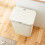 Tower 50L Rectangular Sensor Bin, Cream 4