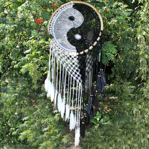 Bali Dream Catchers - Extra Large Ying Yang D: 50cm 1