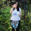Protection Dream Catcher - Lrg Macrame Pyramid White/Turquoise 2