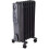 Warmlite 1500W Oil Filled Radiator Dark Titanium 1