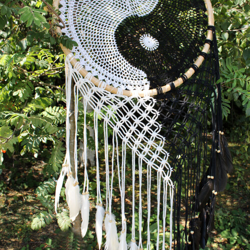 Bali Dream Catchers - Extra Large Ying Yang D: 50cm 2