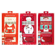 Make Your Own Christmas Crackers 18pcs DIY Children Kids Xmas Santa