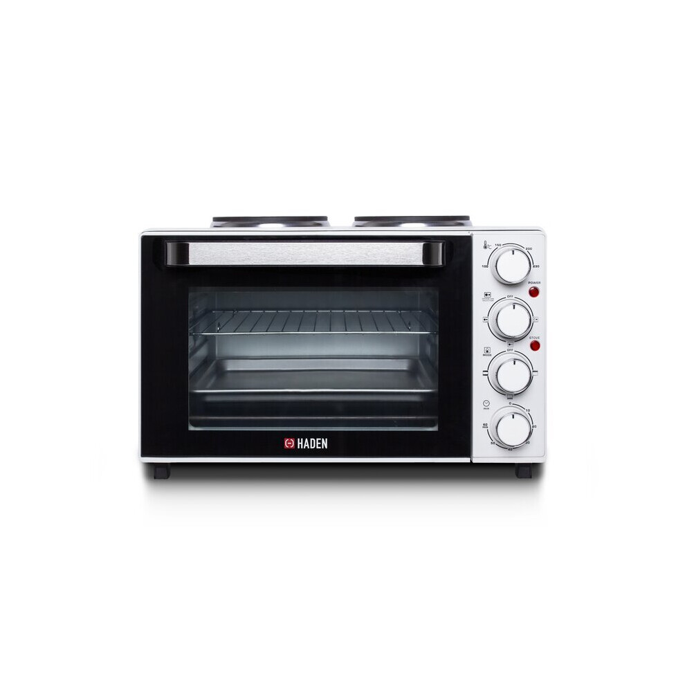 Haden 198204 25L Table Top Mini Oven 1200W Cooker Hob Tabletop Hotplates