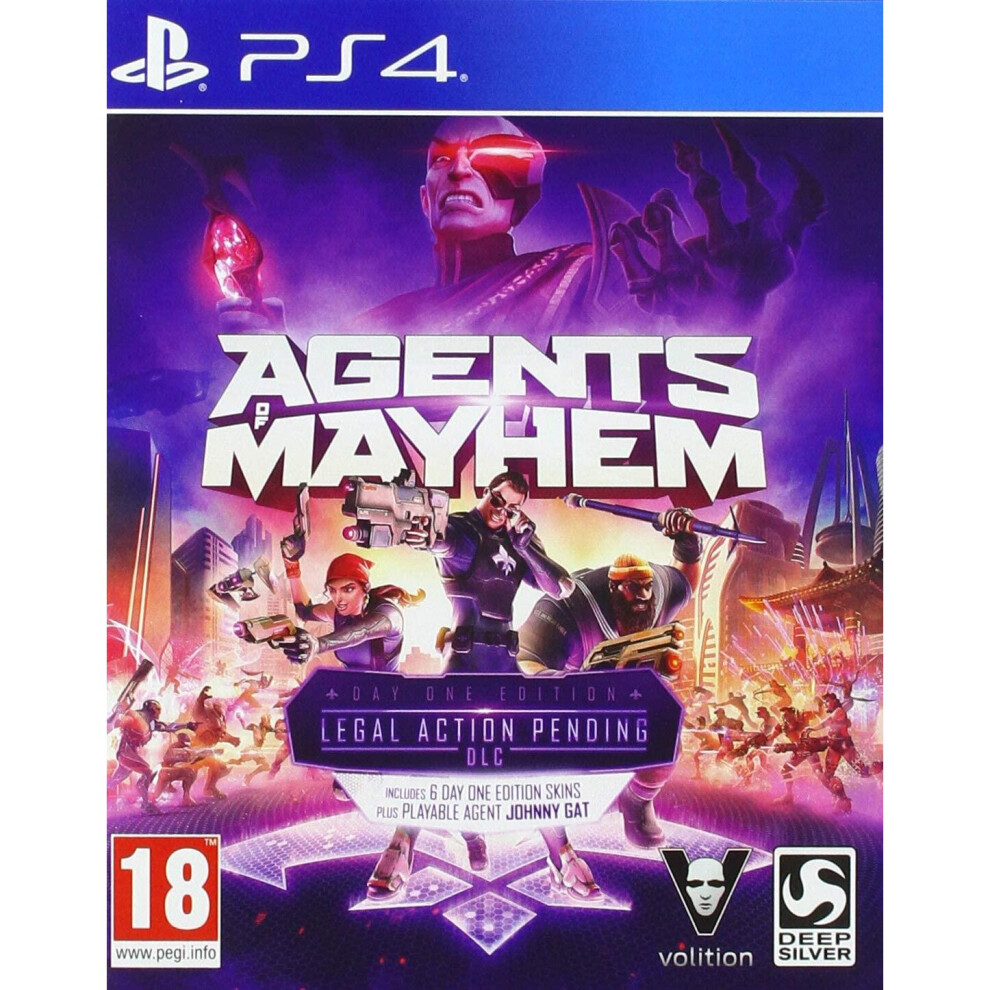 Agents Of Mayhem Day One Edition (Ps4) Silver 4020628825621