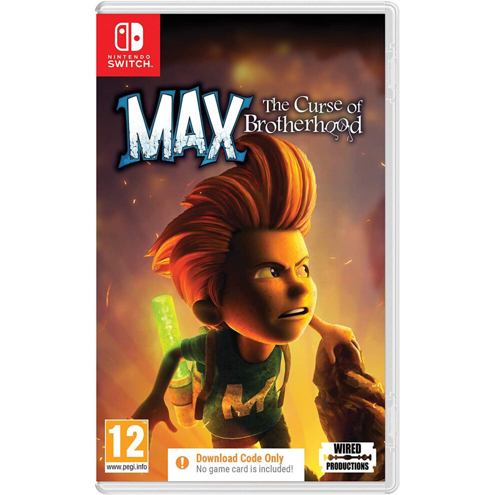 Max: The Curse Of Brotherhood (Code In A Box) (Nintendo Switch) 5060188672548