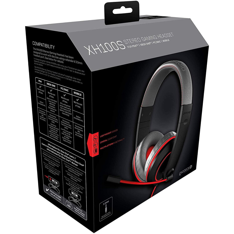 Gioteck Xh100s Stereo Gaming Headset (Ps4/Xbox One/Pc)