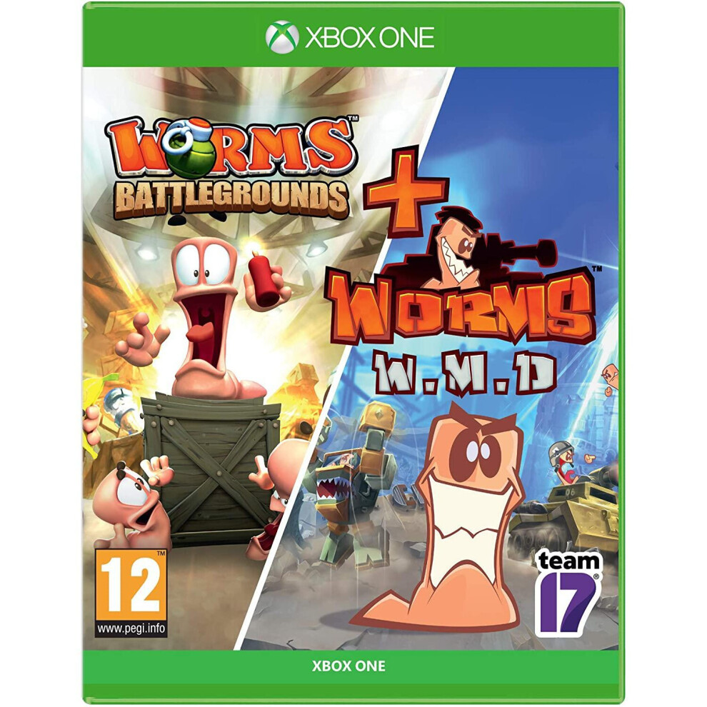 Team 17 Worms Battlegrounds & Worms Wmd (Double Pack) (Xbox One)