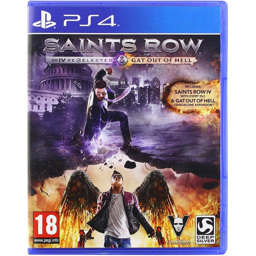 Saints Row Iv: Re-Elected & Gat Out Of Hell - Ps4 Bundle (All Dlc Included) 4020628857110