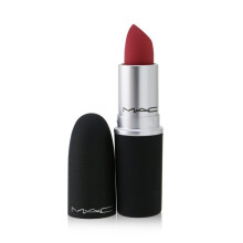 MAC Powder Kiss Matte Pink Lipstick 301 A Little Tamed