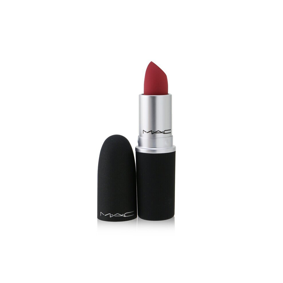 MAC Powder Kiss Matte Pink Lipstick 301 A Little Tamed