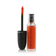 MAC Powder Kiss Liquid Lipstick 992 Resort Season Bright Orange