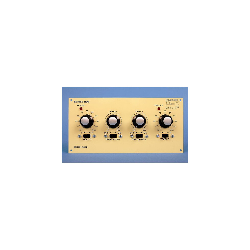Gaugemaster Twin Track Panel Mounted Controller W/ Simulation Gmc-Uds Small