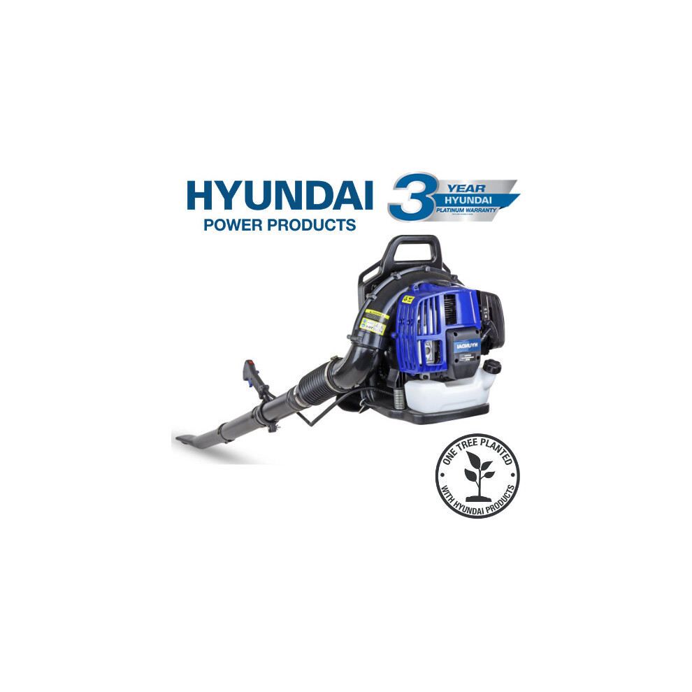 Hyundai HYB5200 52cc 2-Stroke Backpack Petrol Leaf Blower