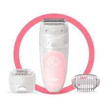 Braun Silk-épil 5 5-620, Epilator for Women, Includes Shaver and Trimmer Head for Gentle Hair Removal, Micro-Grip Tweezer Technology, Wet and Dry Epi