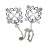 Flower Style Nipple Clamps and Chain 1