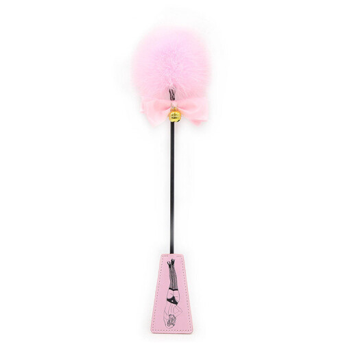 Pink Feather Tickler/Teaser and Spanking Crop 2