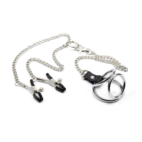 Nipple Clamps and Penis Ring