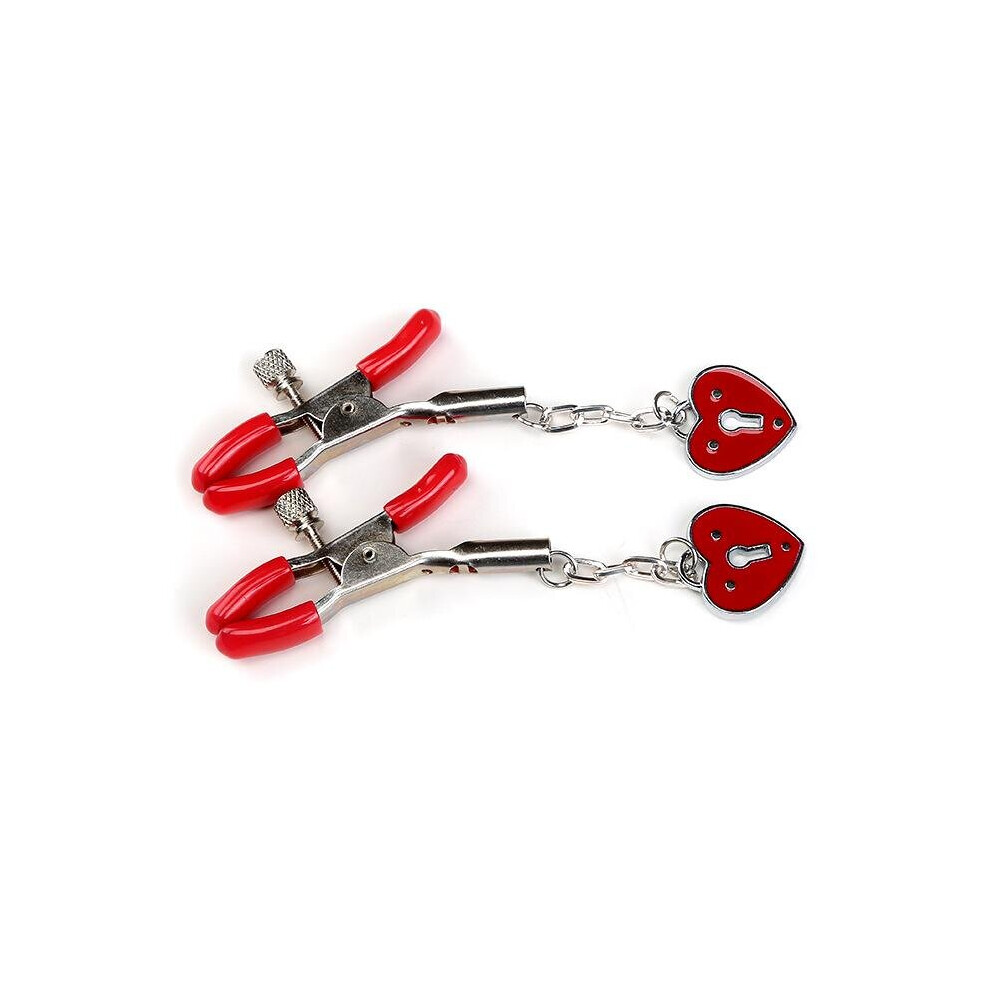 The Room Of Doom Black Nipple Clamps With Lock