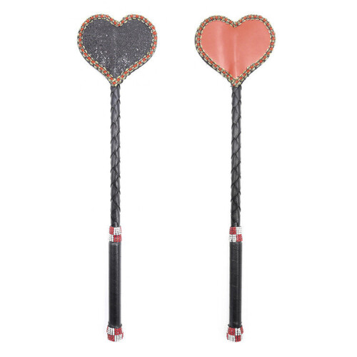 Heart Design Spanking Crop