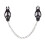 Bow Style Nipple Clamps and Chain 3