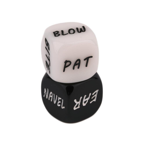 2 Piece Dice Set for Sexual Games