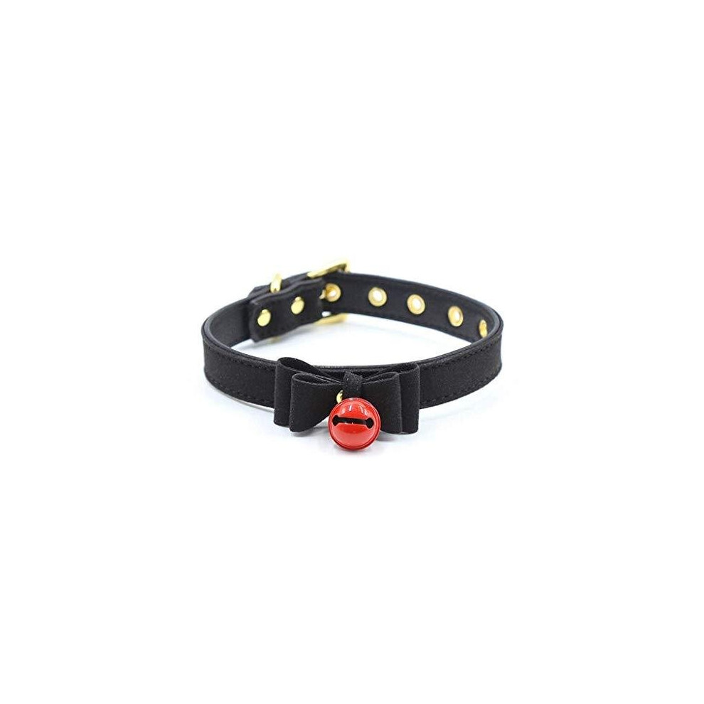 The Room Of Doom Pussycat Collar With Bow And Bell