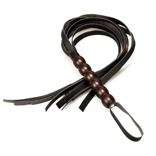 Beaded Handle Flogger/Whip for Pain Play