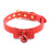 Red Collar with Bow and Bell 1